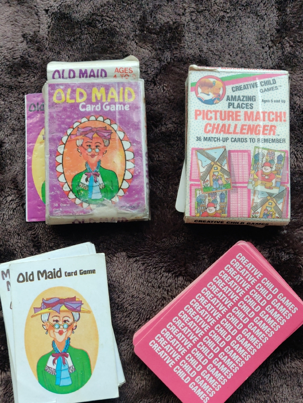 Old Maid&Picture Match Challenger Card Games
